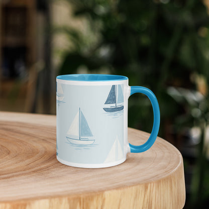Sailboats Mug — Beach Mug with Coastal Style
